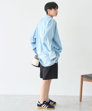 AMERICAN HOLIC イージーケアタックハーフパンツ Black