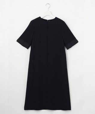 J.PRESS LADIES 【セットアップ対応・人気素材】Light ジョーゼット ワンピース ネイビー系
