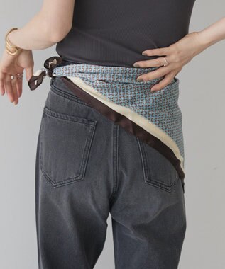 AMERICAN HOLIC 小紋柄アソートスカーフ Blue