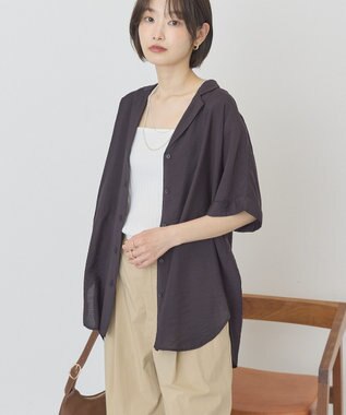 AMERICAN HOLIC 【先行予約】【マルチ機能】ベルト付カイキンシャツ Black