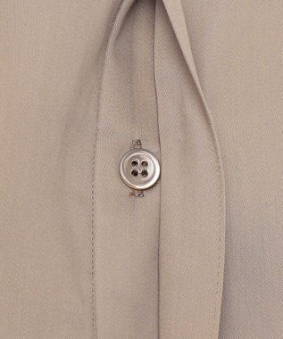 ICB 【WEB限定カラーあり・洗える】 シルキーサテン シャツブラウス モカ系［WEB限定］