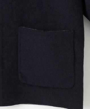 ANY SIS 【2WAY】ショートリバーシブル コート ネイビー×ブルーグレー