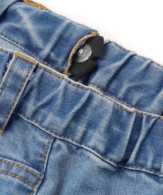 UNFILO 【110-150cm】カーブワイドデニム ミッドブルー