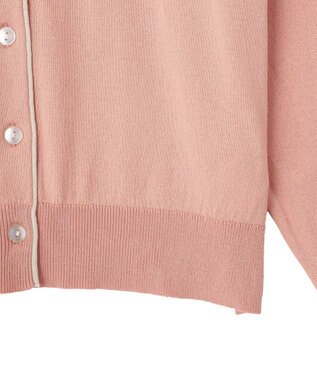 AMERICAN HOLIC 配色シアーカーディガン Pink