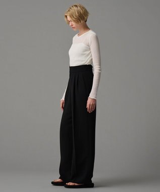 uncrave 【手洗い可】シアー ランダムリブ カットソー（uncrave STANDARD） オフ