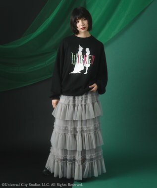 Green Parks ■ＷＩＣＫＥＤ　シルエットｐｔスウェット Black