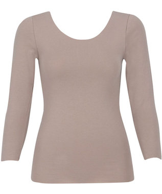 Wing あったかインナー 綿100％(肌側) アウターにひびきにくい ムレにくい 【綿の贅沢 ここちフラット】 8分袖 長袖 秋 冬 EL4873 ウイング／ワコール