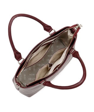 IBIZA リンピード　牛革　2WAYバッグ ライトグレー