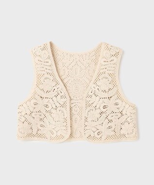 GRACE CONTINENTAL メッシュembジレ キナリ