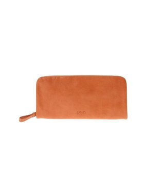 genten ゴートベーシック ラウンド長財布 レンガ