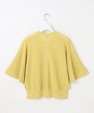 J.PRESS LADIES L 【洗える・抗菌防臭】COTTON ACETATE DRY バタフライスリーブ カーディガン ピスタチオ系