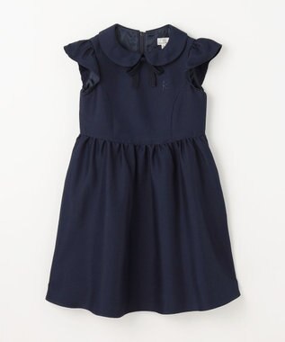 組曲 KIDS 【150-170㎝】レーシージャケット＆ワンピース セット ネイビー系