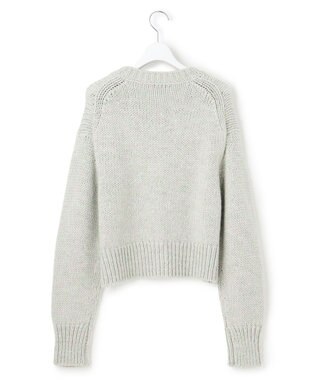 23区 L 【洗える】カラーミックス カーディガン ミントミックス