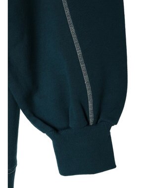 earth music&ecology 配色ルーズスウェット Green