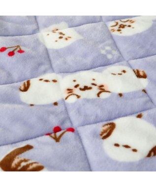 Mother garden しろたん 枕パッド 《シマエナガ》 35×50cm パープル