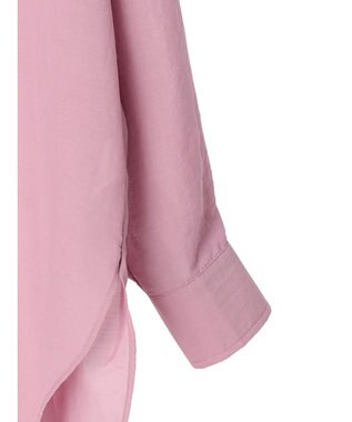 earth music&ecology シアーボーイズライクシャツ Pink