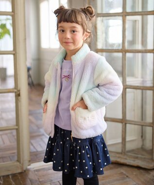 ANY KIDS 袖チュール トレーニャー ラベンダー