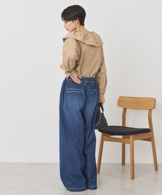 AMERICAN HOLIC フリルVネックブラウス Mocha