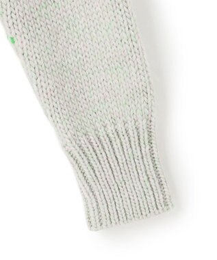 23区 L 【洗える】カラーミックス カーディガン ミントミックス