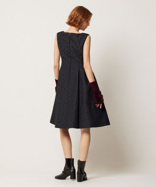 TOCCA 【WEB限定カラーあり】【消臭・洗える】RIBBON LABYRINTH JACQUARD ドレス ブラック系
