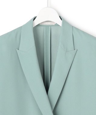 ICB 【先行予約】 FluidBackSatin ハーフスリーブジャケット ダークセージ