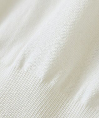 earth music&ecology パール＆ビジューカーディガン Ivory