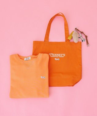 AMERICAN HOLIC 【PENNEY'S】ロゴトートバッグ Orange