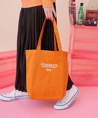 AMERICAN HOLIC 【PENNEY'S】ロゴトートバッグ Orange
