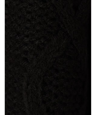 CRAFT STANDARD BOUTIQUE ケーブルニットドッキングスウェット Black