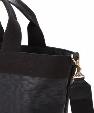 TOPKAPI 【Breath TOPKAPI】RIPPLE リプル ファスナー付 縦型 2way トートバッグL ブラック