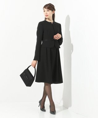 組曲 NOIR ガーシュストレッチバーズアイ ブラック系