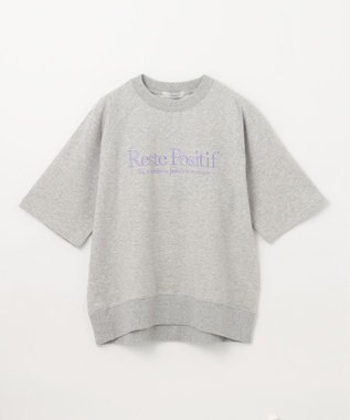 ANY L 【洗濯機可】刺繍ロゴミニ裏毛スウェット ライトグレー