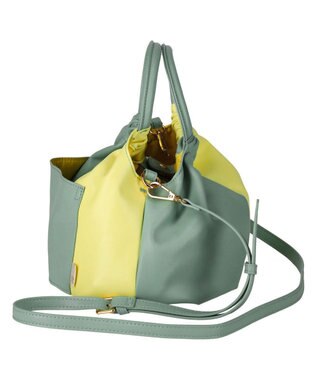 ROOTOTE 0655【直営店限定】ベビールー.クランプリー.2トーン-A 01：ミントイエロー