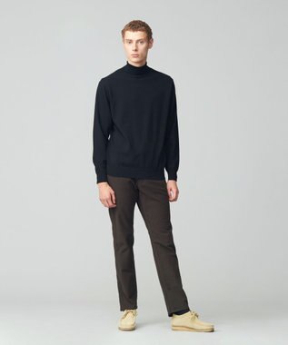 J.PRESS MEN 【FLEX YARN】タートルネック ブラック系