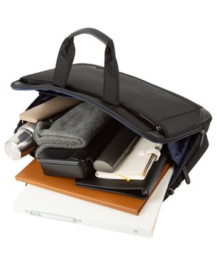 ACE BAGS & LUGGAGE World Traveler クラトス ビジネスバッグ B4 15.6インチPC エキスパンド ２気室 65334 ワールドトラベラー ブラック