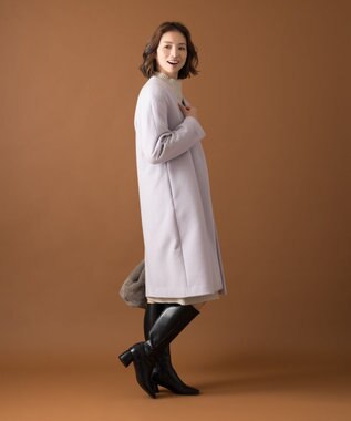 ONWARD Reuse Park 【組曲】コート秋冬 パープル