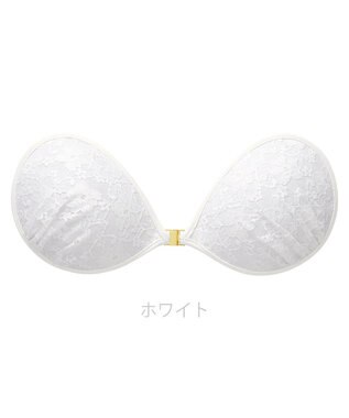 BRADELIS New York 【NuBra / ボリュームアップ】パテッドヌーブラ フェリス 蒸れにくい バックレス コレクション デザインヌーブラ 正規品 ホワイト
