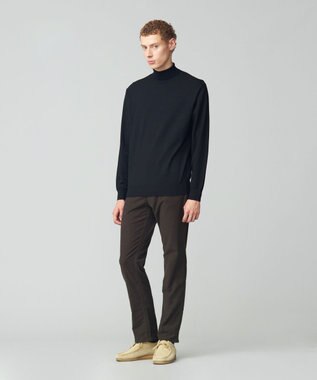 J.PRESS MEN 【FLEX YARN】タートルネック ブラック系