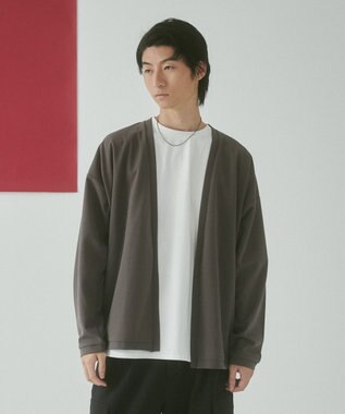 WEGO 【２点セット/LUCY】アンサンブルカーディガン（LS） ダークグレー