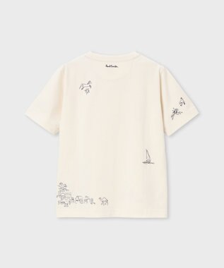 Paul Smith ドローイングモチーフ Tシャツ アイボリー