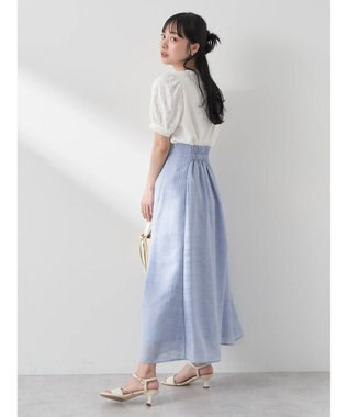 earth music&ecology フラワーレースプルオーバー Ivory