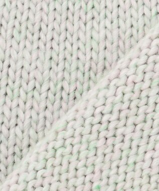 23区 L 【洗える】カラーミックス カーディガン ミントミックス