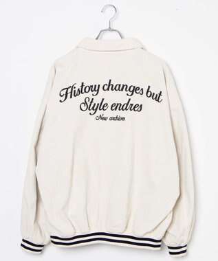 WEGO ヴィンテージコーデュロイスタジャン ホワイトその他