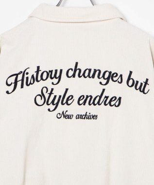 WEGO ヴィンテージコーデュロイスタジャン ホワイトその他