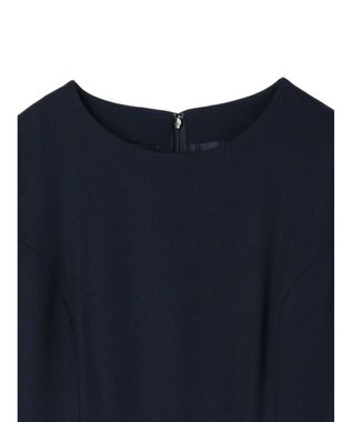 Green Parks ｅｆ－ｄｅ　フィット＆フレアワンピース Dark Navy