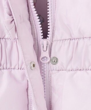 ANY KIDS 【洗濯機OK】中綿Aラインロングコート ラベンダー