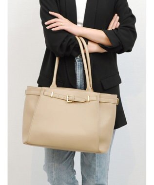 UNBILLION 【テレビ ドラマ着用アイテム】ペルケ perche / WEB限定牛革ソフトA4ベルトトート