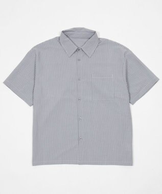 WEGO クロップドSSサッカーストライプシャツ ブラック