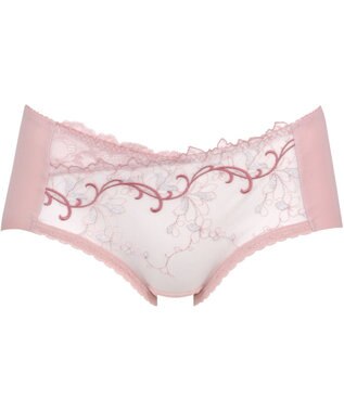 Wing ショーツ　【エアリーソフトブラ】　裾はフリーカッティング　KB2202とペア　はきこみ丈あさめ　ウイング／ワコール　KF2952 ストロベリー