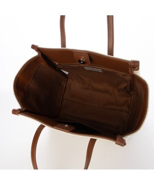 UNBILLION カシュカシュ cachecache / ミニポーチ付エルガリートート キャメル